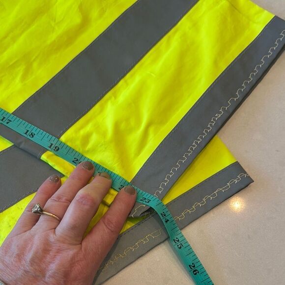 High visibility Casual Yellow and Gray Reflective Bottoms youth large. - Picture 6 of 7